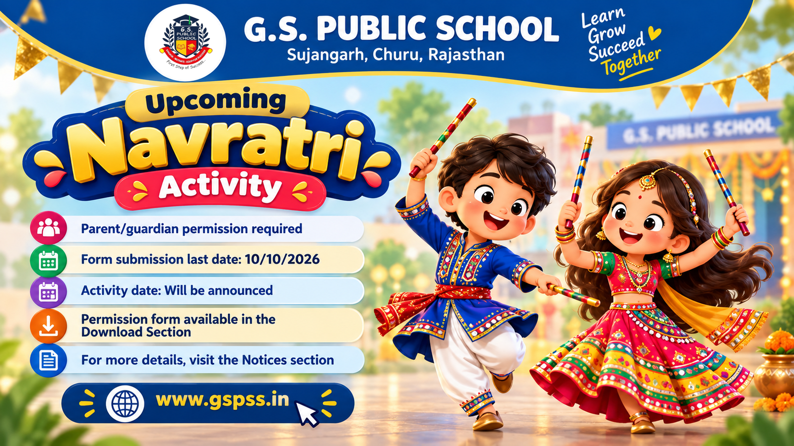 Upcoming Navratri Activity: Participation and Permission